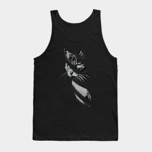 Cat in the Shadow Tank Top